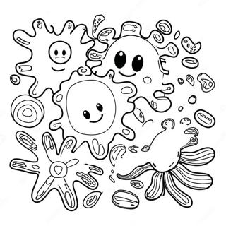 Bacteria Coloring Pages