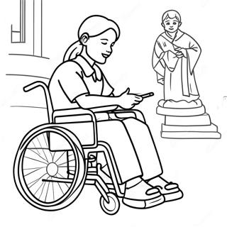 Disability Coloring Pages