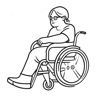 Disability Awareness Coloring Page 39042-31363