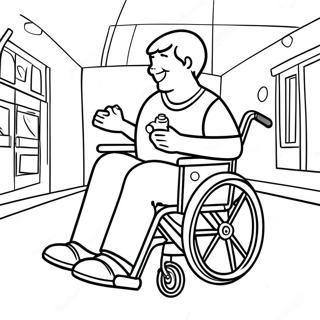 Disability Awareness Coloring Page 39042-31364