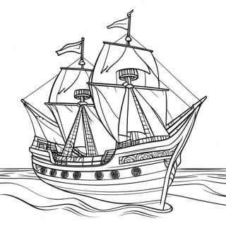 Mayflower Coloring Pages