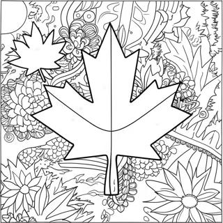 Canada Flag Coloring Page 39092-31403