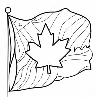 Canada Flag Coloring Page 39092-31404