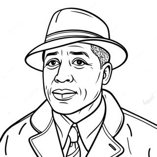 Garrett Morgan With Traffic Light Coloring Page 39103-31418