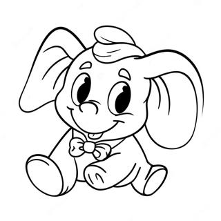 Dumbo Flying High Coloring Page 3911-3219