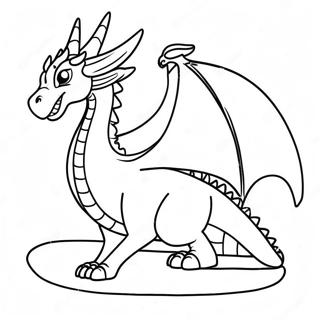 Sandwing Dragon Coloring Page 39132-31434