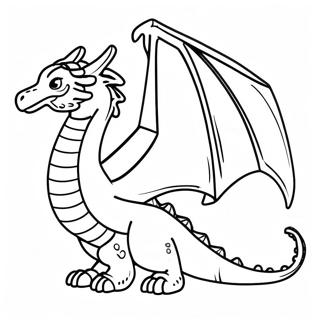 Sandwing Dragon Coloring Page 39132-31435