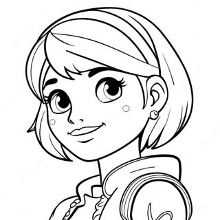 Marinette Miraculous Coloring Page 39142-31444