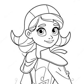 Marinette In Her Superhero Costume Coloring Page 39143-31447