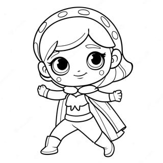 Marinette In Her Superhero Costume Coloring Page 39143-31448