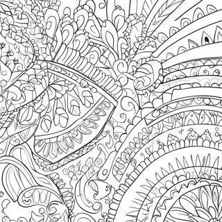 Cozy Blanket With Patterns Coloring Page 39163-31461