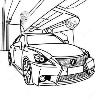 Lexus Coloring Pages