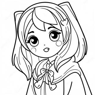 Anime Girl Coloring Pages