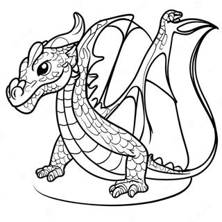 Realistic Water Dragon Coloring Page 39202-31488