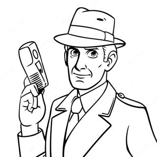 Inspector Gadget Coloring Page 39262-31538