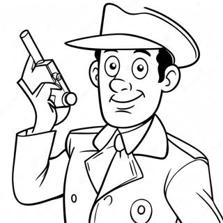 Inspector Gadget Coloring Page 39262-31540