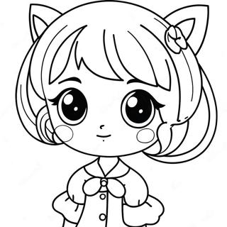 Anime Girl Coloring Pages