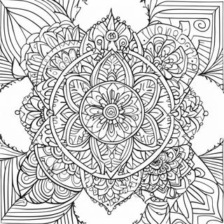 Sacred Geometry Coloring Pages