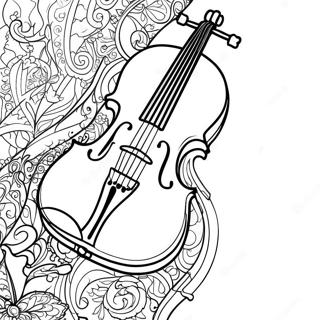 Violin Coloring Page 39332-31591