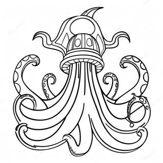 Seattle Kraken Coloring Pages