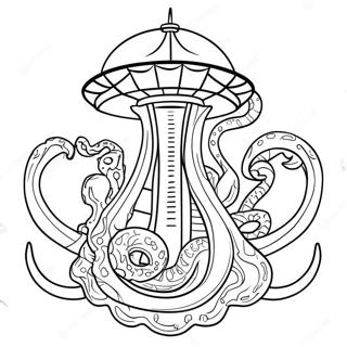 Seattle Kraken Logo Coloring Page 39352-31606