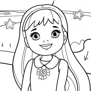 Barbie Skipper Coloring Pages