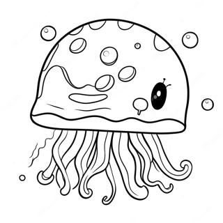 Spongebob Jellyfish Coloring Page 39372-31618