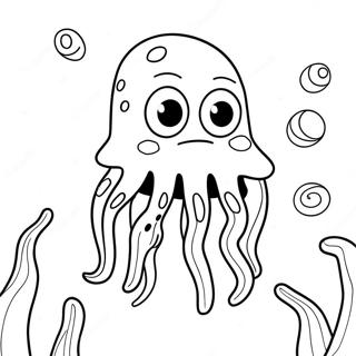 Spongebob Jellyfish Coloring Page 39372-31620