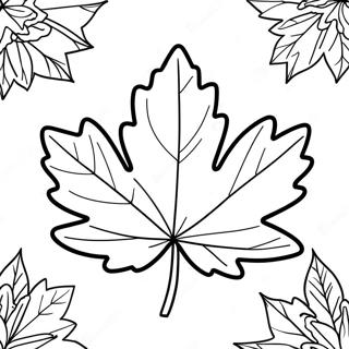 Maple Leaf Coloring Page 39382-31630