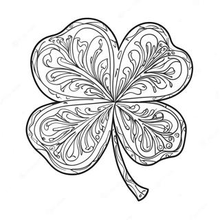 Lucky Shamrock Coloring Page 39393-31641