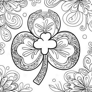 Lucky Shamrock Coloring Page 39393-31642