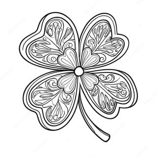 Lucky Shamrock Coloring Page 39393-31643