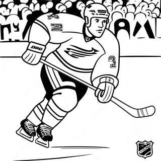 Ny Rangers Player Skating Coloring Page 39403-31647