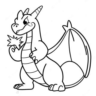 Charizard Breathing Fire Coloring Page 39413-31657