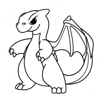 Charizard Breathing Fire Coloring Page 39413-31658