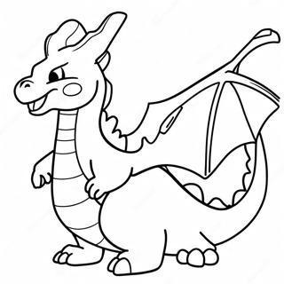 Charizard Breathing Fire Coloring Page 39413-31660