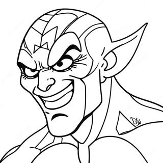 Green Goblin Coloring Pages