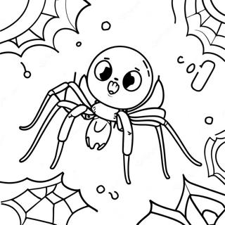 Adventurous Spider Sonic Coloring Page 39433-31674