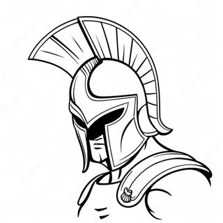 Spartan Mascot Coloring Page 39453-31690