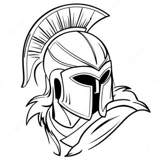 Spartan Mascot Coloring Page 39453-31692