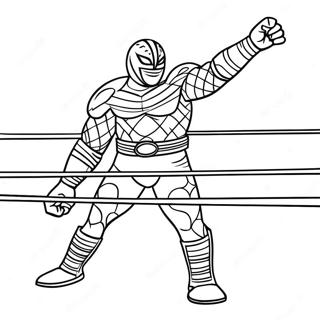 Dominik Mysterio Coloring Pages