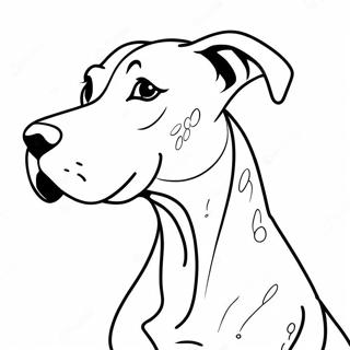 Great Dane Coloring Page 39512-31736