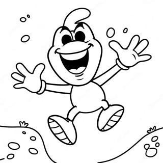 Rayman Jumping Adventure Coloring Page 39523-31745