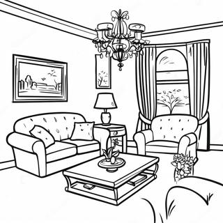 Interior Coloring Pages