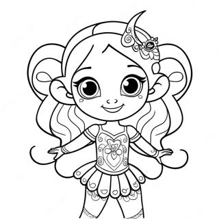 Mia And Me Coloring Pages