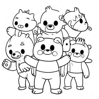 Gang Beasts Coloring Pages