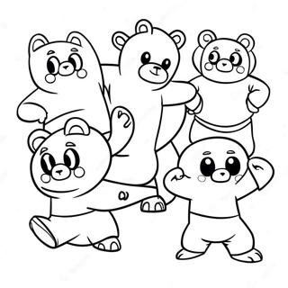 Gang Beasts Colorful Characters Coloring Page 39562-31778