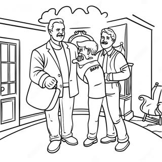 Welcome Home Daddy Coloring Page 39592-31802