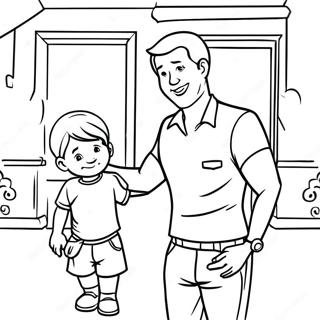 Welcome Home Daddy Coloring Page 39592-31804