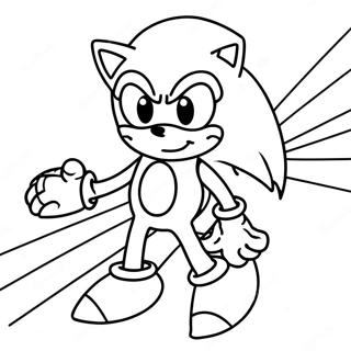 Sonic Boom Coloring Pages